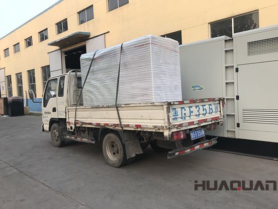 一臺150GF柴油發(fā)電機組在2月24號發(fā)往山東淄博