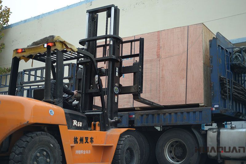 一臺大功率HQ500GF靜音箱發電機組3.14發往山東招遠