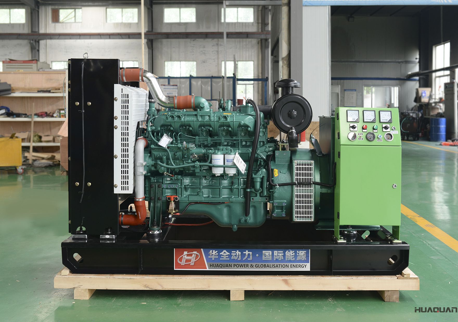 2018年4月15日華全動力120kw標配柴油發電機組發貨了