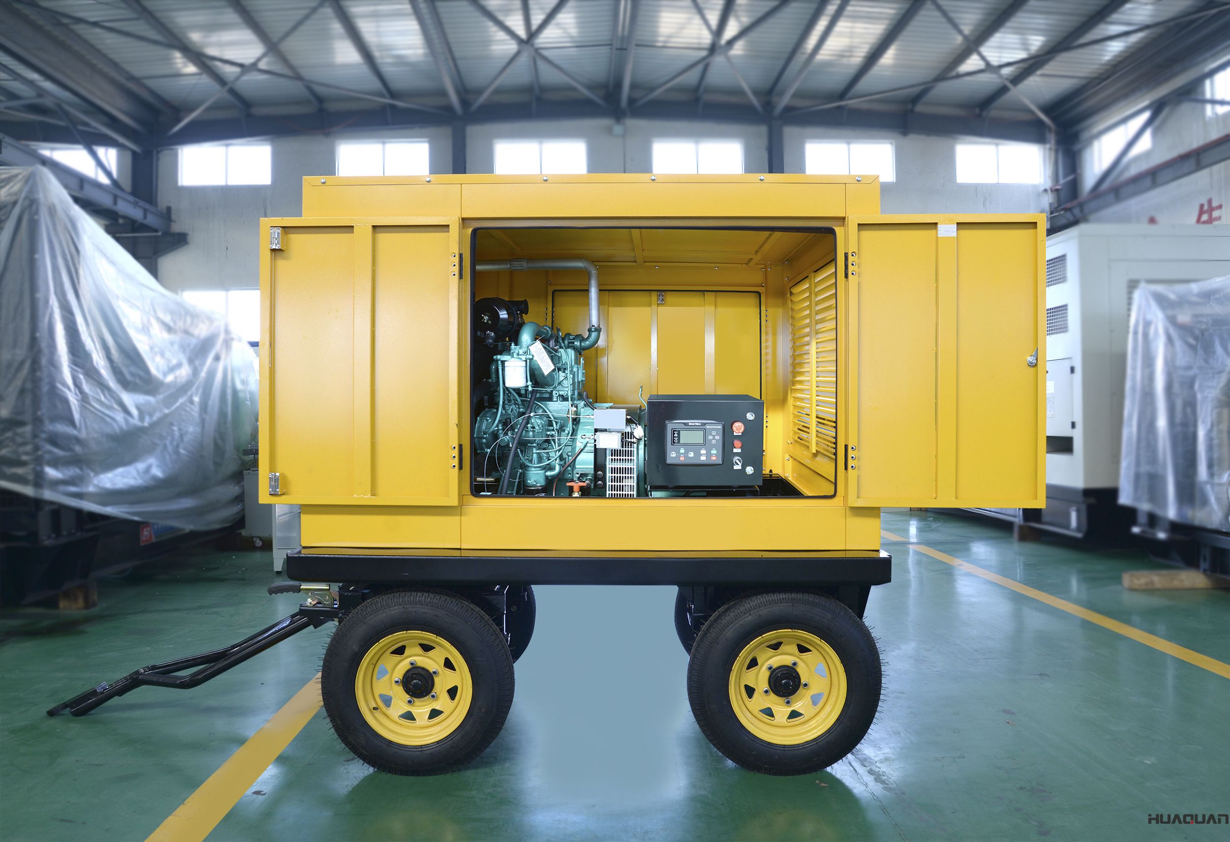 2018年4月6日華全動(dòng)力30KW防雨棚發(fā)電機(jī)組發(fā)貨了