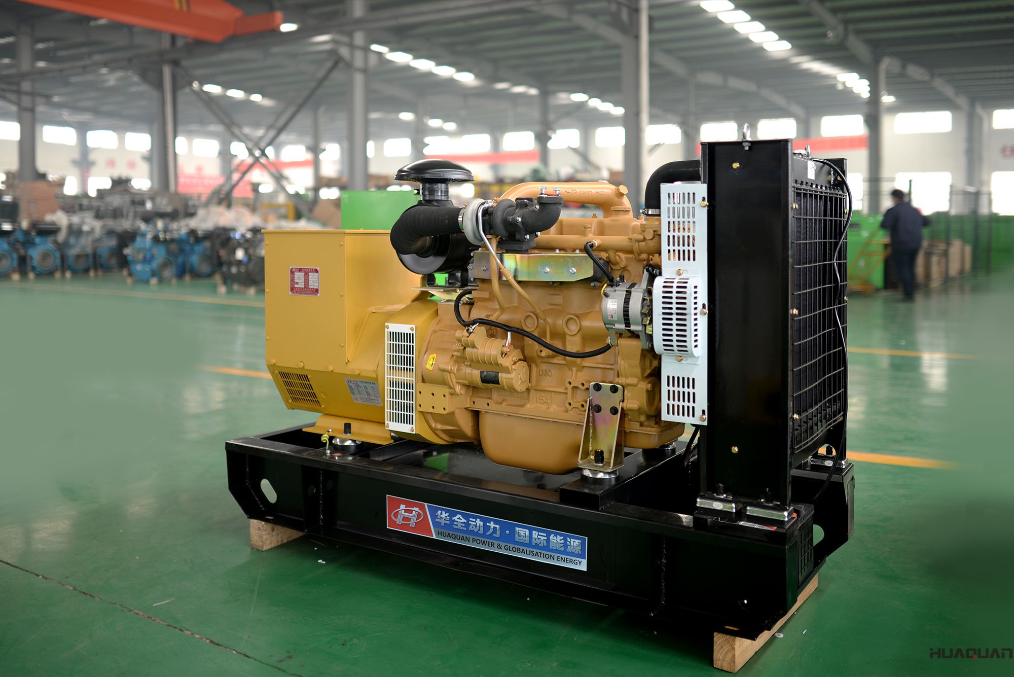 華全動力50kw自動化發(fā)電機(jī)組于2018年4月7日發(fā)往湖北