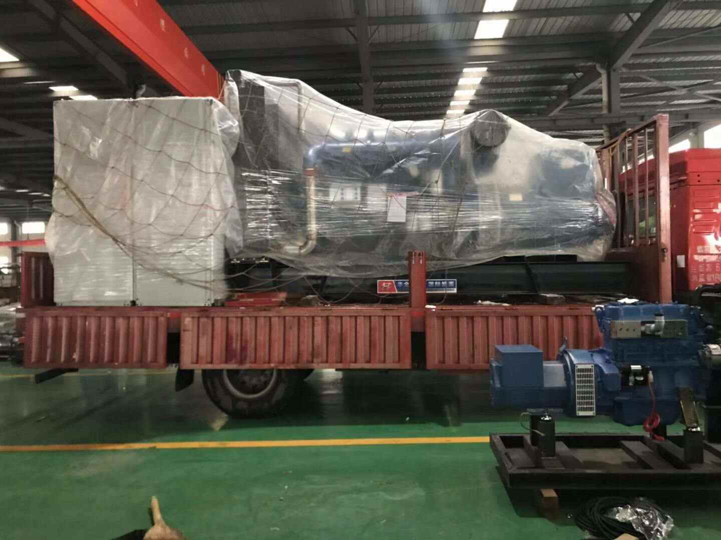 12月24日，李先生從華全動力采購的一臺800kw四保護柴油發電機組順利發往河北省