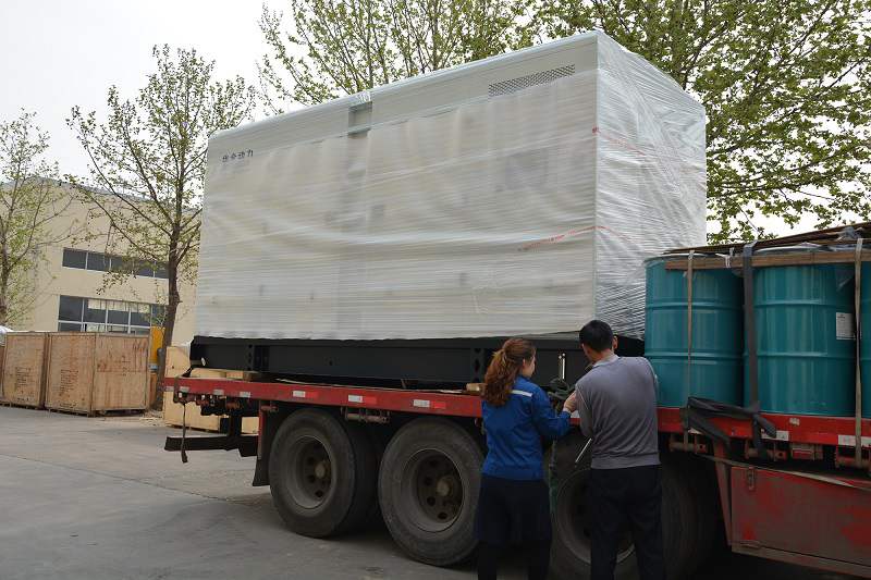 華全動力一臺150kw靜音箱發(fā)電機(jī)組已于3月14日發(fā)往黑龍江