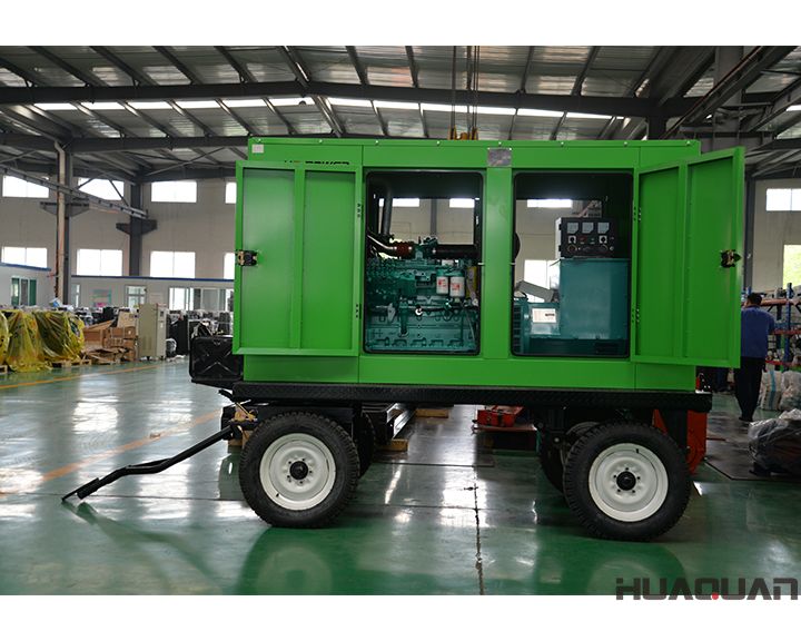 華全動力一臺50kw含棚移動拖車發(fā)電機組3月26日發(fā)往江蘇省