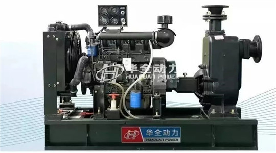 華全15kw柴油自吸無堵塞排污泵機(jī)組