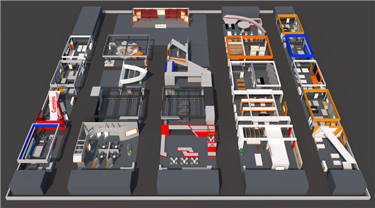 華全電力設(shè)備及服務客戶展廳