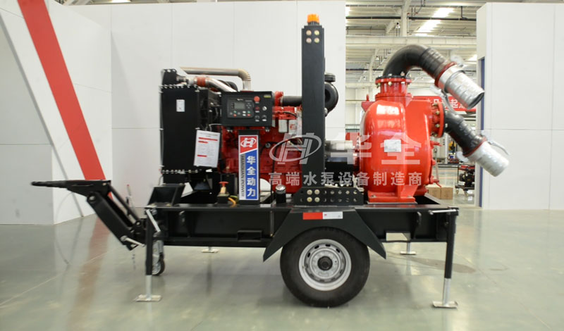 全力以赴打硬仗，防汛抗旱保秋收！華全防汛抗旱移動泵站緊急發貨